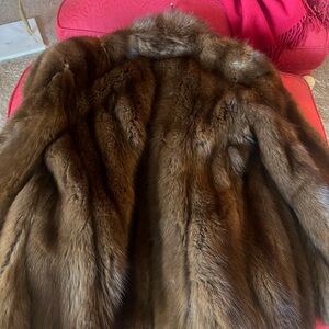 Luxurious Brown Sable Coat